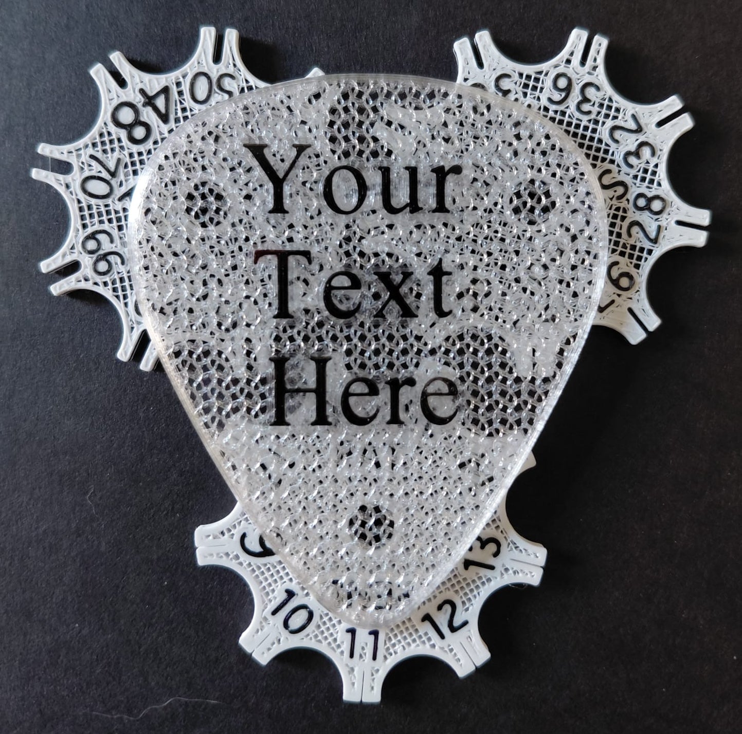 Sacred Kaliper Guitar String Gauge Tool.